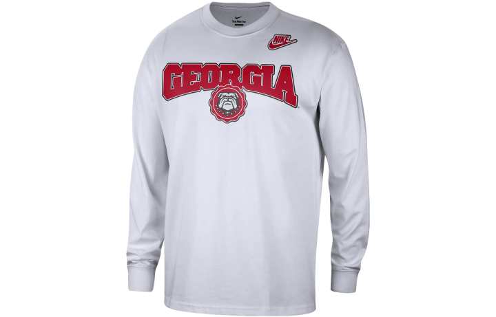 Nike Nike Georgia Max90 Men's Nike College Crew Neck Long Sleeve T Shirt
