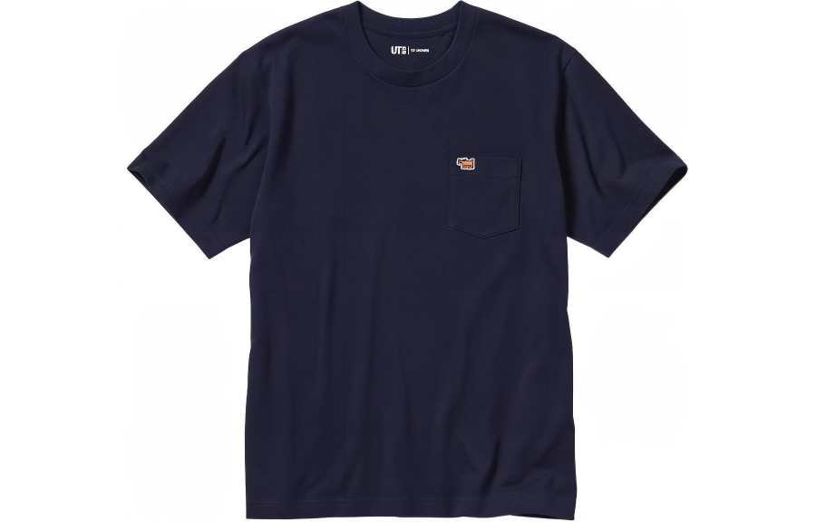 UNIQLO T Shirt Unisex Navy Blue