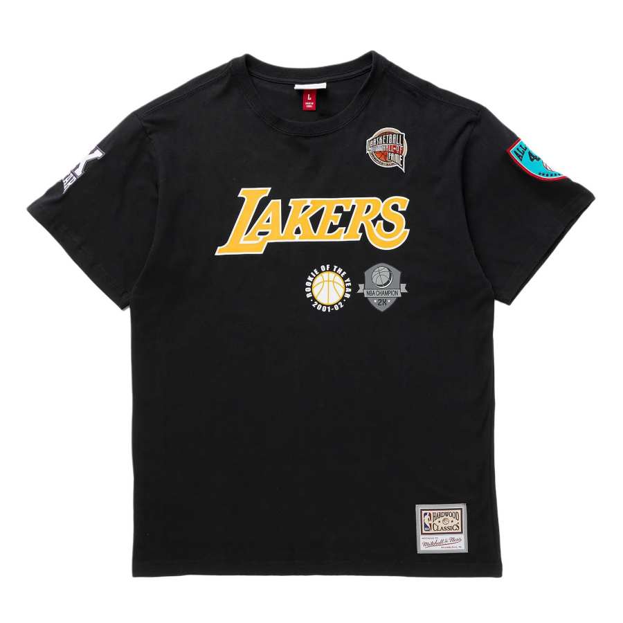 Mitchell Ness Mitchell Ness x NBA T Shirt Unisex Black