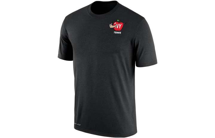 Nike Nike T Shirts Men's Black Crew Neck Moderate Straight Fit