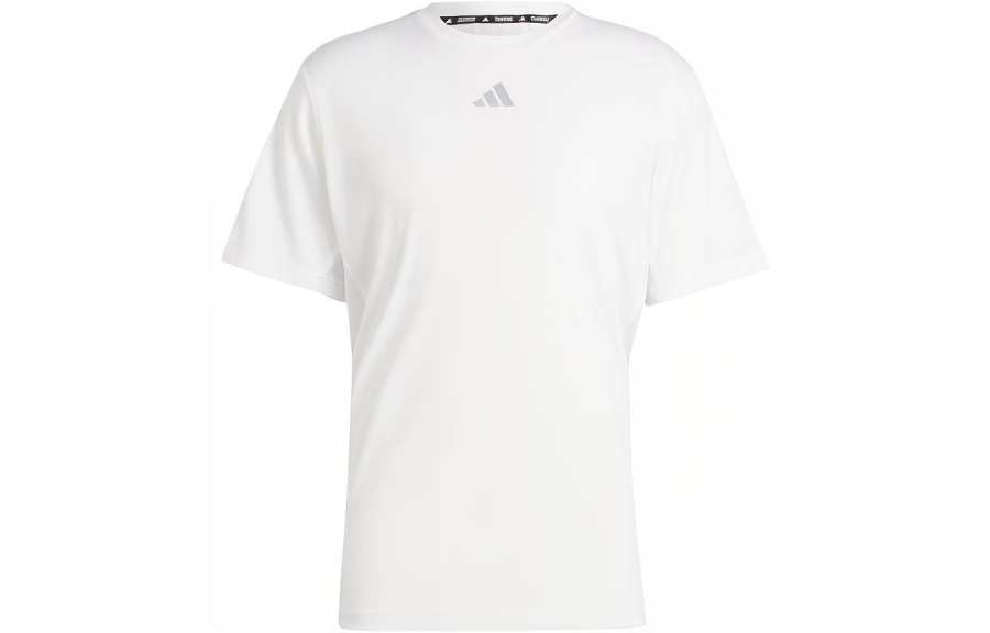 Adidas Adidas Hiit Workout 3 Stripes Tee T Shirt Men's White