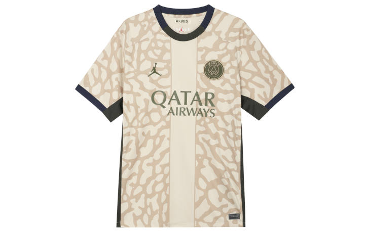Jordan Jordan Paris Saint Germain 2023/24 Stadium Fourth Men's Jordan Dri FIT Soccer Replica Jersey