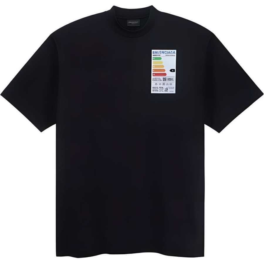 Balenciaga SS23 T Shirt Regular Fit Men's Black