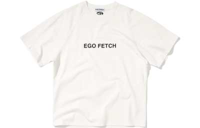 EGO FETCH SS23 T Shirts Unisex Crew Neck Moderate Straight Fit