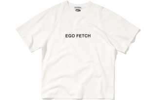 EGO FETCH SS23 T Shirts Unisex Crew Neck Moderate Straight Fit