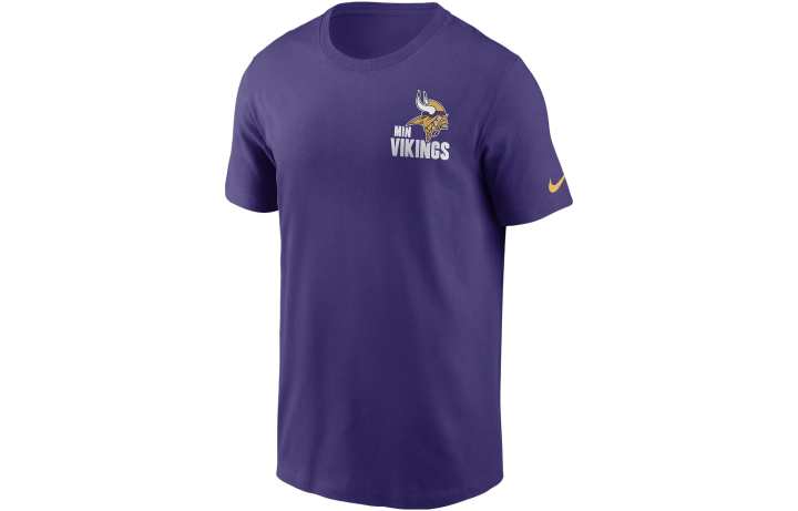 Nike Nike T Shirts Men's Purple Crew Neck Moderate Straight Fit