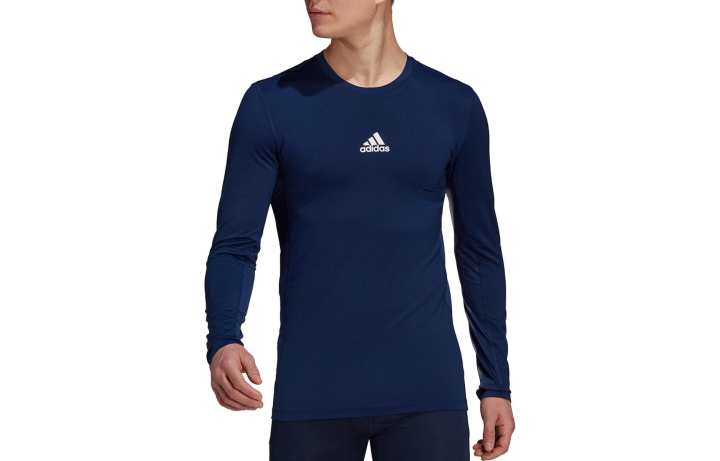 Adidas Adidas T Shirts Men's Navy Blue Crew Neck Moderate
