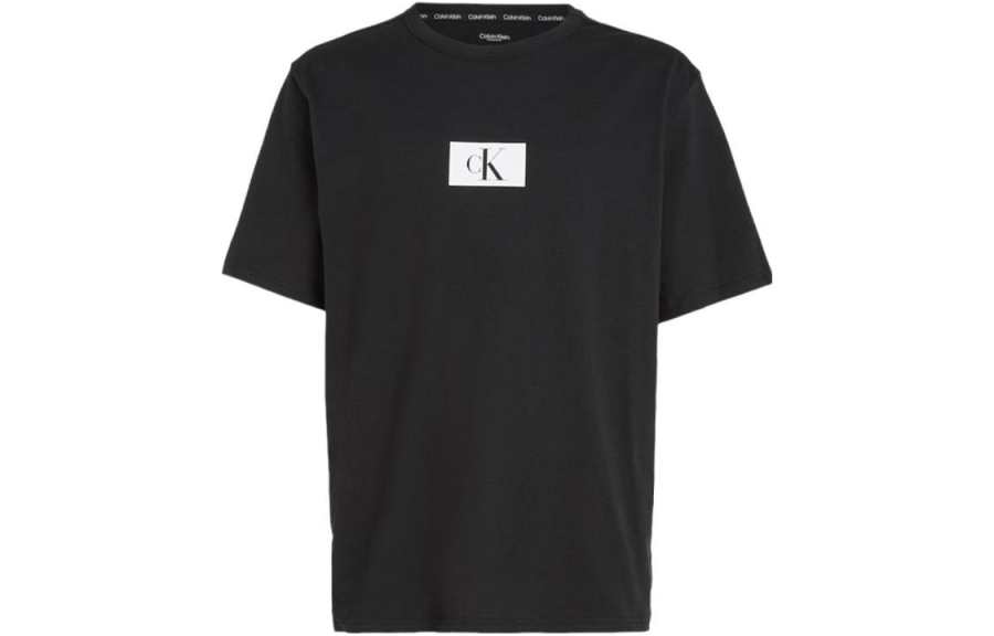 Calvin Klein T Shirts Men's Black Crew Neck