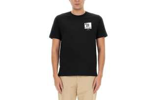 PS By Paul Smith Ps Paul Smith One Way Zebra Graphic Print Crewneck T Shirt