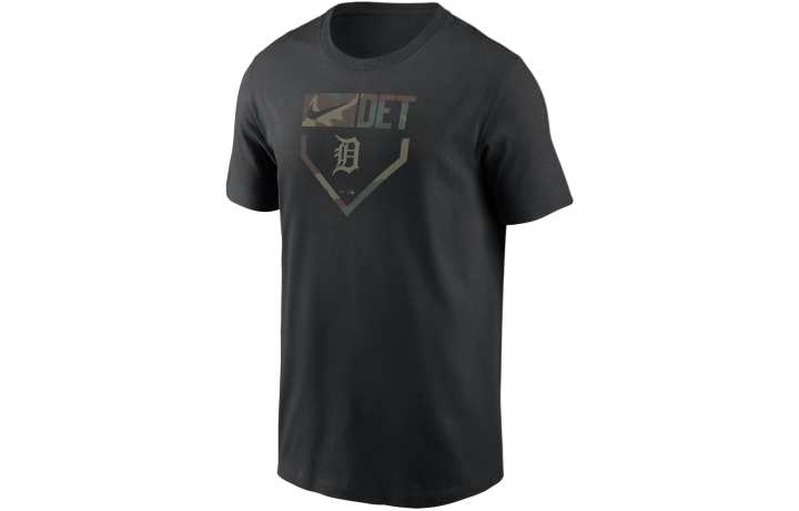 Nike Nike Detroit Tigers Camo T Shirt Men's Black