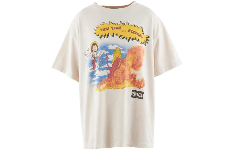SAINT Mxxxxxx Cartoon print Cotton T shirt