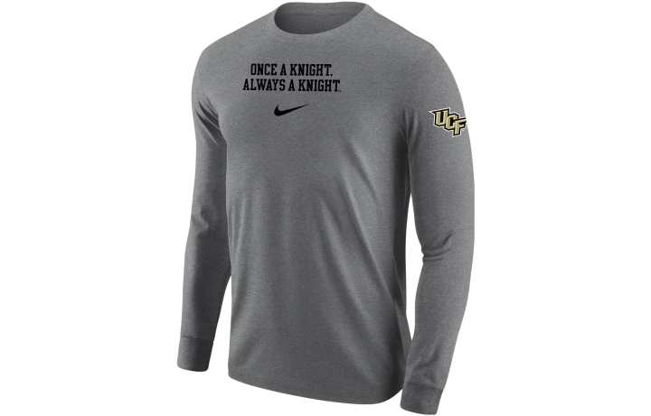 Nike Nike T Shirts Men's Gray Crew Neck Moderate Straight Fit