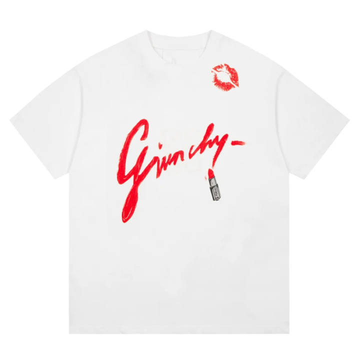 Givenchy Givenchy T Shirts Men's White Crew Neck Moderate Straight Fit