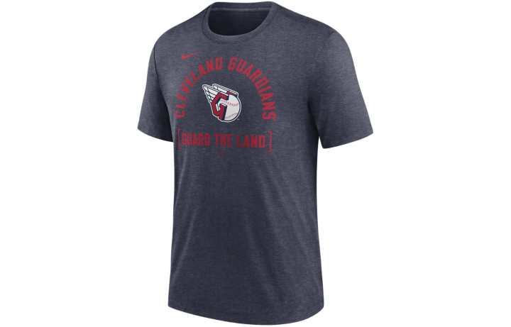 Nike Nike Cleveland Guardians Swing Big T Shirt Men's Marine Blue