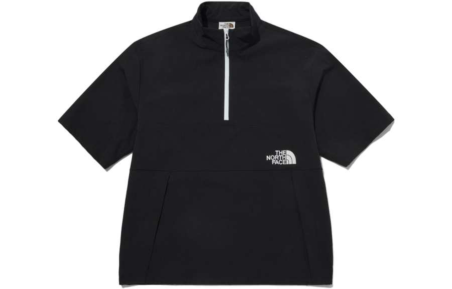 THE NORTH FACE T Shirts Unisex Black Turtleneck Moderate Straight Fit