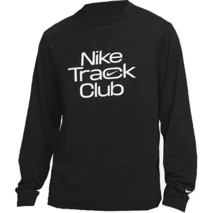 Nike Nike T Shirts Men's Black Crew Neck Moderate Straight Fit