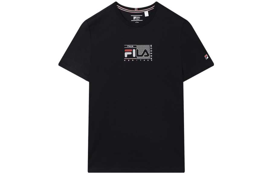 FILA T Shirts Men's Legend Blue Crew Neck Moderate Straight Fit