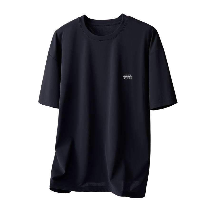 DAREASY T Shirts Unisex Crew Neck Thin Straight Fit