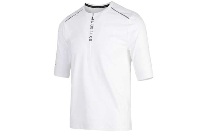Nike Nike T Shirts Men's White Crew Neck Moderate Straight Fit
