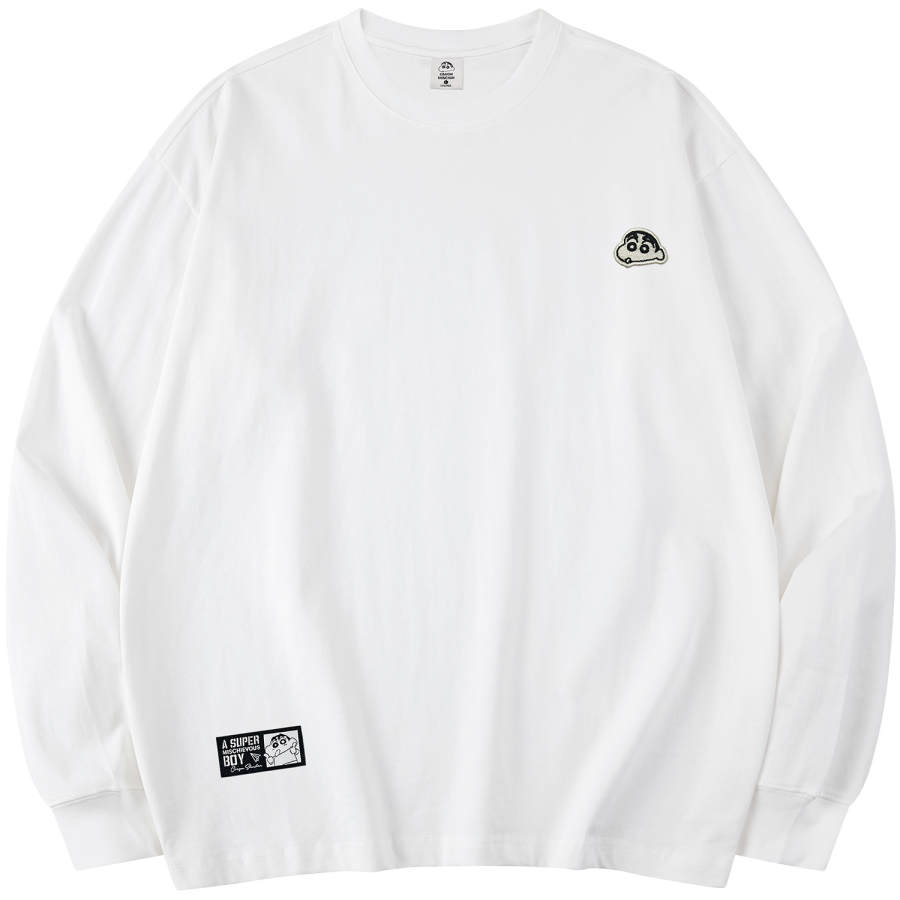 Crayon Shinchan T Shirts Unisex Crew Neck Moderate Straight Fit