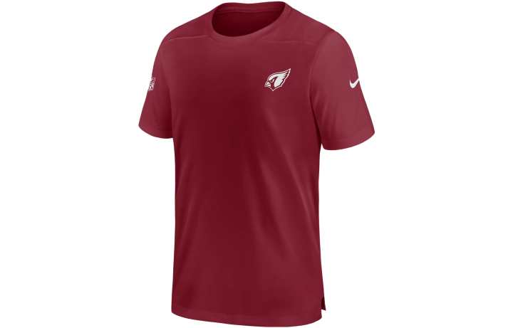 Nike Nike T Shirts Men's Red Crew Neck Moderate Straight Fit