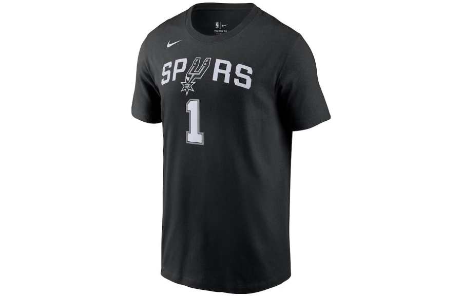 Nike Nike X NBA T Shirts Men's Black Crew Neck Moderate Straight Fit