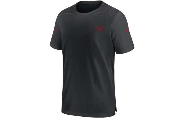 Nike Nike T Shirts Men's Black Crew Neck Moderate Straight Fit