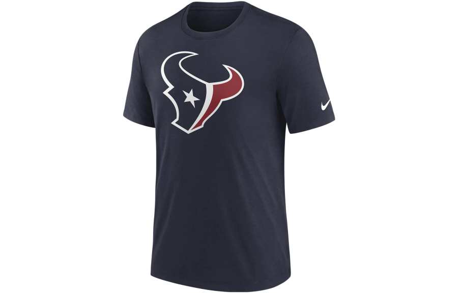 Nike Nike T Shirts Men's Marine Blue Crew Neck Moderate Straight Fit