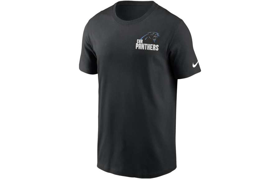 Nike Nike T Shirts Men's Black Crew Neck Moderate Straight Fit