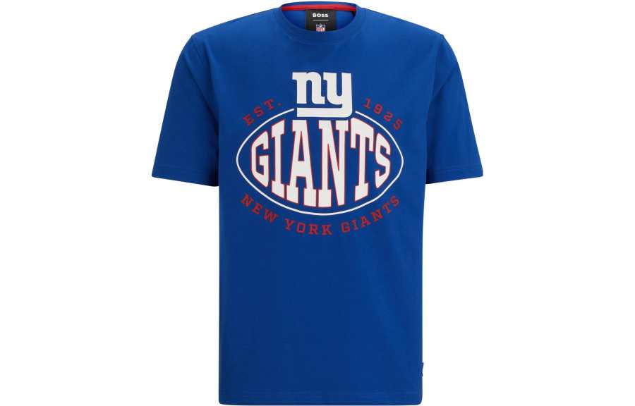 HUGO BOSS 【Best of: PromotionsPrevious Season】x Nfl Giants-print jersey T-shirt