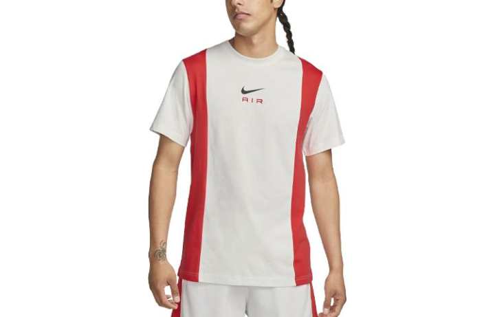 Nike Nike T Shirts Men's Summit White Crew Neck Moderate Straight Fit