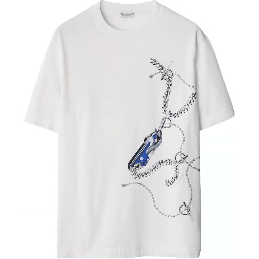 Burberry graphic-print cotton T-shirt