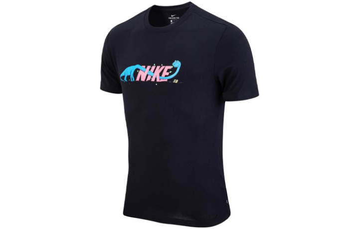 Nike Nike T Shirts Men's Black Crew Neck Moderate Other