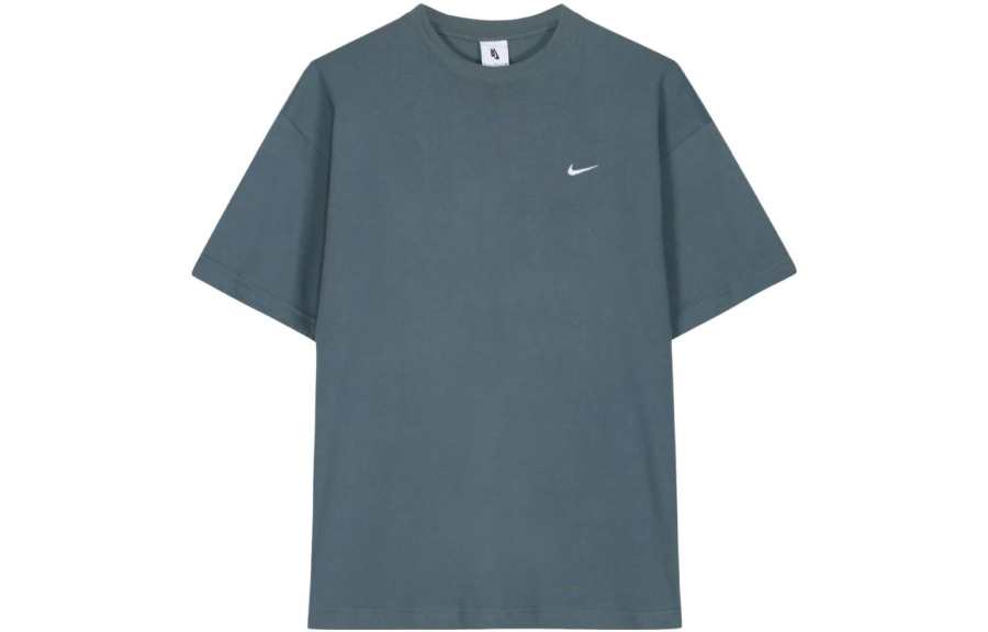 Nike Nike T Shirts Men's Dark Gray Crew Neck Moderate Straight Fit
