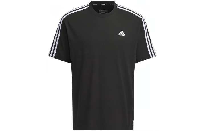 Adidas Adidas Essential T Shirts Men's Black Crew Neck Moderate