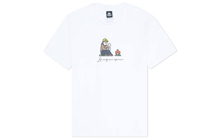 Kappa T Shirts Men's Crew Neck Moderate Straight Fit