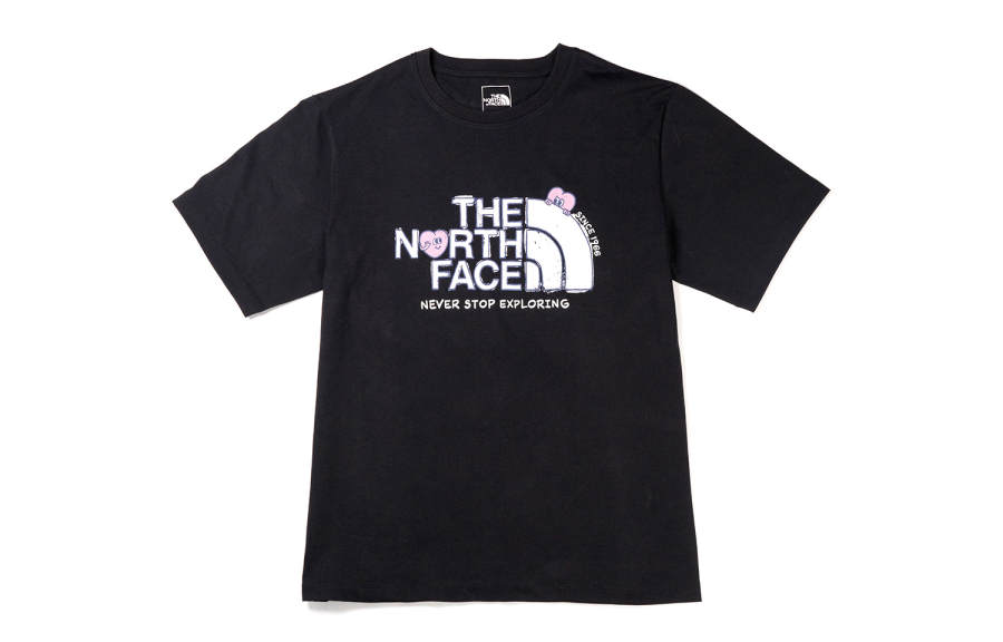 THE NORTH FACE Heart T Shirt Unisex Black