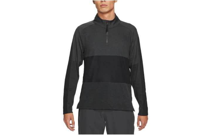 Nike Nike T Shirts Men's Dark Gray Turtleneck Moderate Straight Fit