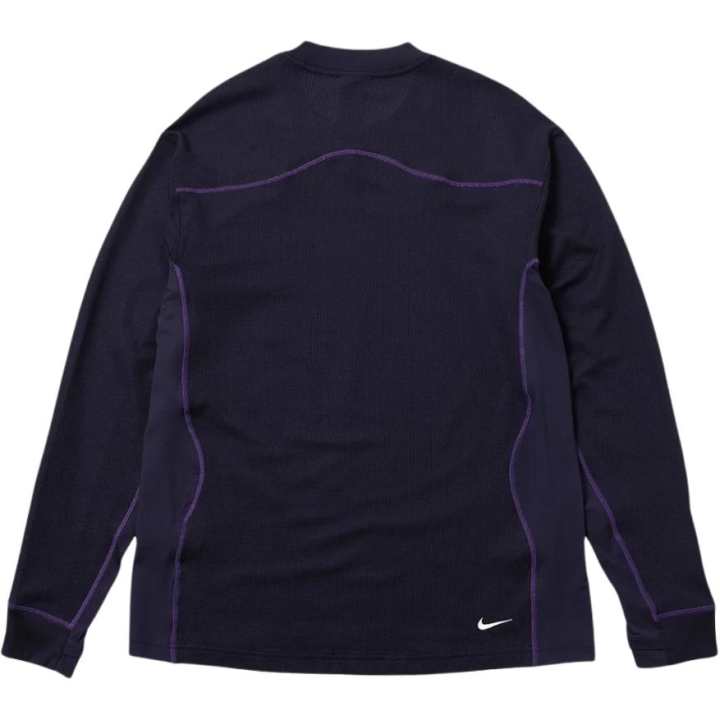 Nike Nike T Shirts Men's Purple Crew Neck Moderate Straight Fit