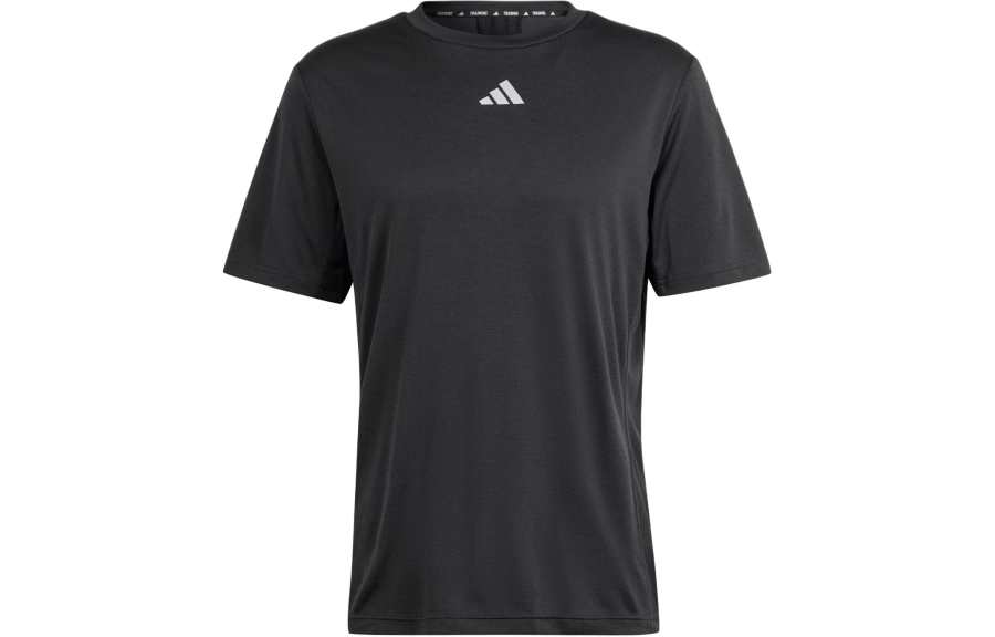 Adidas Adidas HIIT T Shirts Men's Black Crew Neck Moderate Straight Fit