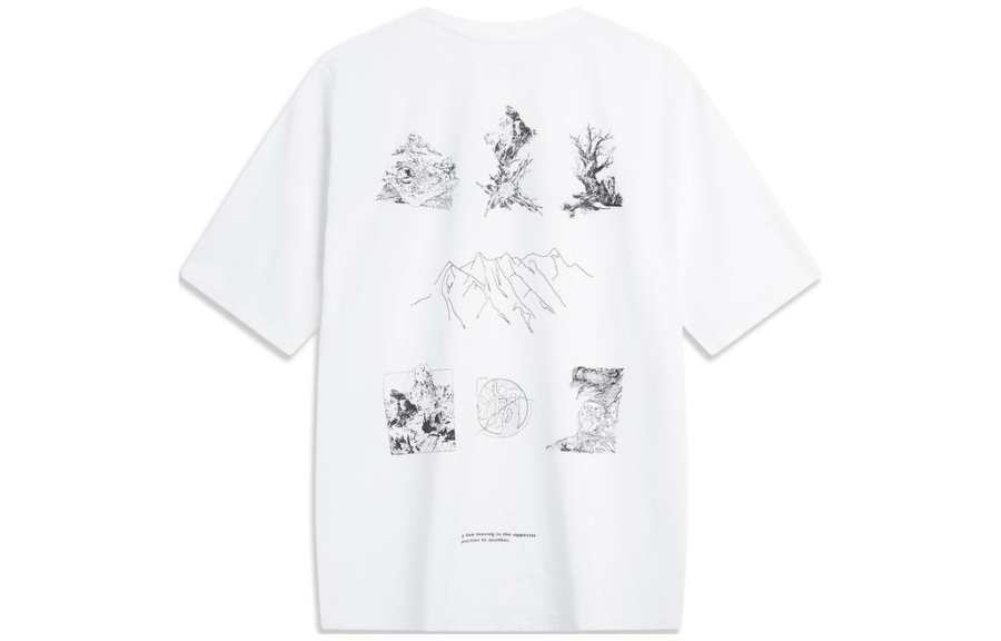 Li-Ning Li Ning T Shirt Men's Standard White