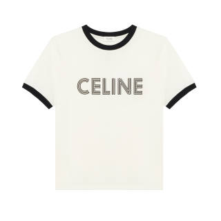 CELINE FW23 Loose T-Shirt Dirty White