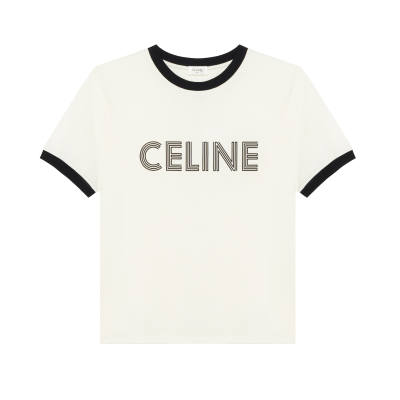 CELINE FW23 Loose T-Shirt Dirty White
