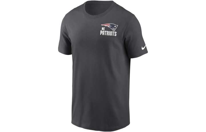 Nike Nike T Shirts Men's Anthracite Crew Neck Moderate Straight Fit