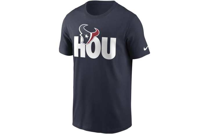Nike Nike T Shirts Men's Marine Blue Crew Neck Moderate Straight Fit