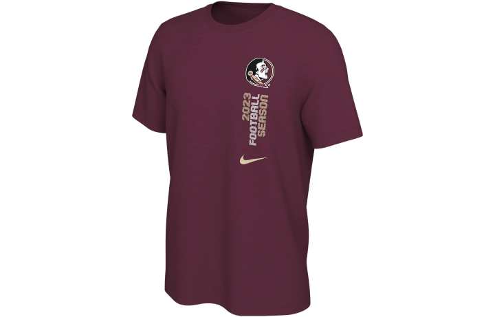 Nike Nike T Shirts Men's Dark Red Crew Neck Moderate Straight Fit