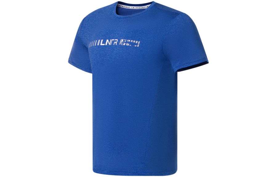 Li-Ning Li Ning Training Series T Shirt Men's Heather Gray Space Blue