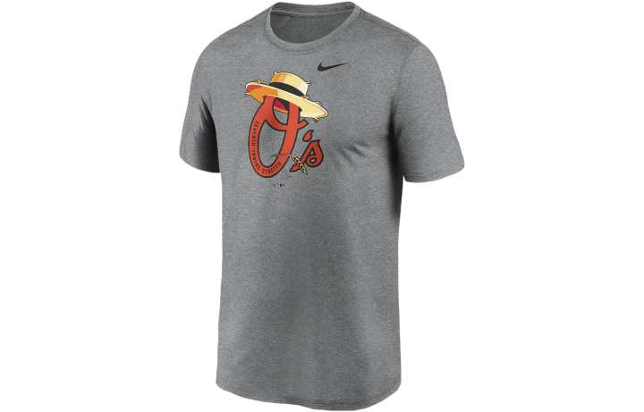 Nike Nike T Shirts Men's Gray Crew Neck Moderate Straight Fit