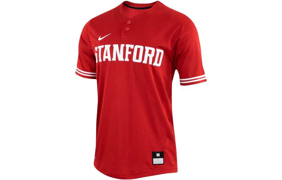 Nike Nike T Shirts Men's Red V Neck Moderate Straight Fit