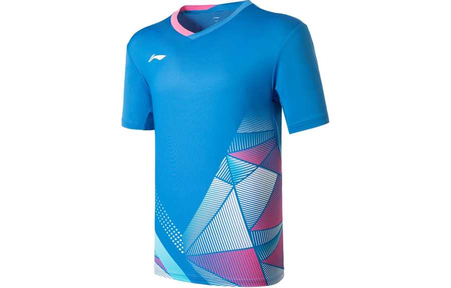 Li-Ning Li Ning Badminton Collection T Shirt Unisex Blue